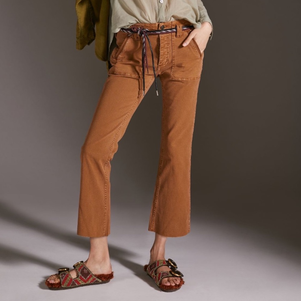 Anthropologie Pilcro Utility Kick Flare Pants